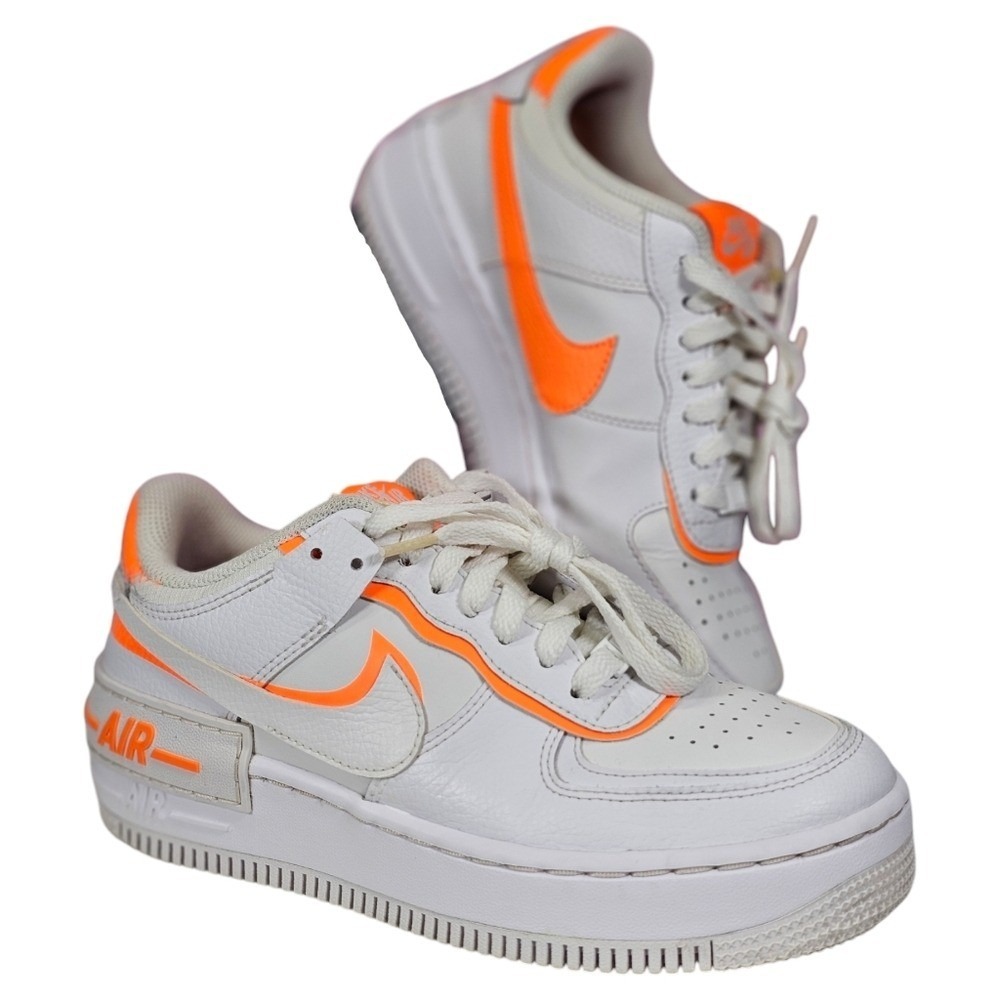 Nike Air Force 1 Shadow "Summit White‎ Total Orange" (CI0919-103)